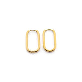 LUSI - gold earrings 12x20 mm